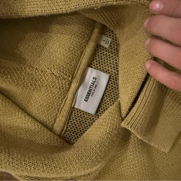 Essentials Mustard Knit Sweater - Picture 2 of 3